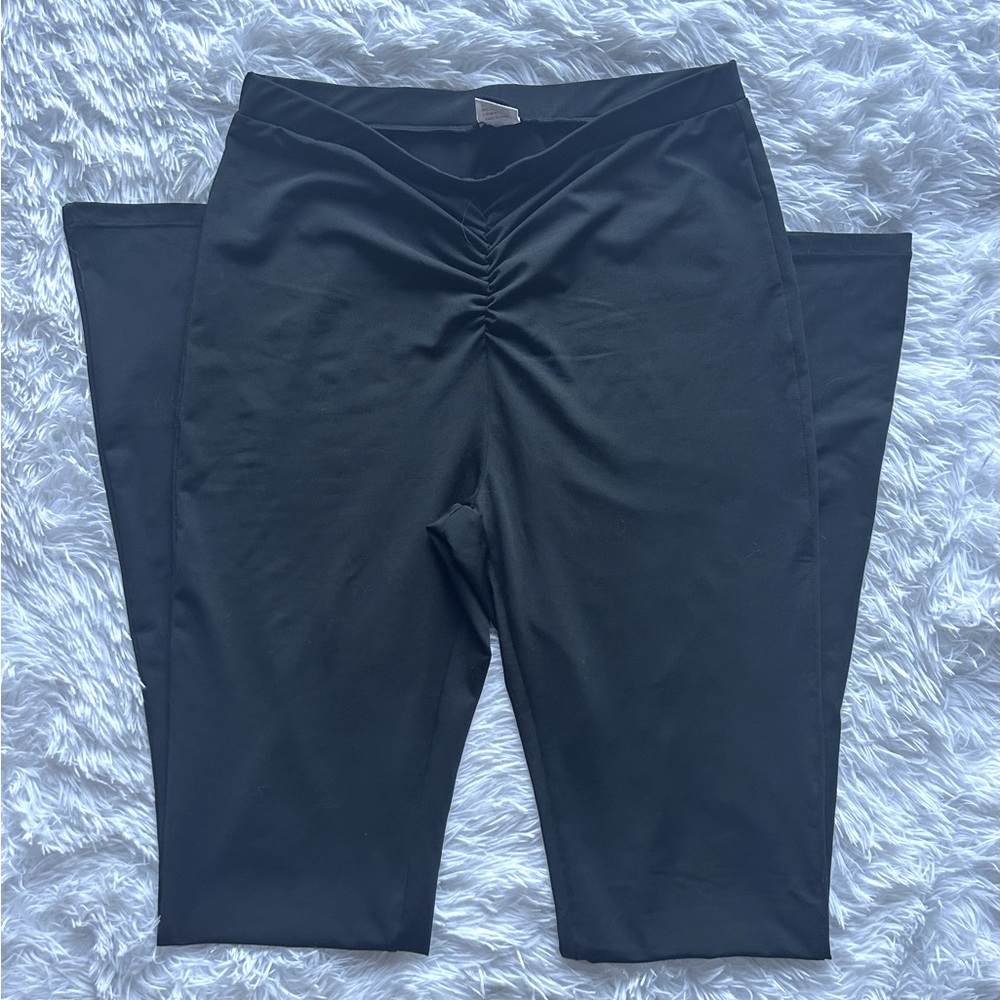 Black Flare Pant Leggings